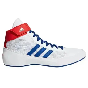 Adidas Havoc Kids Boxing / Wrestling Boots White & Blue