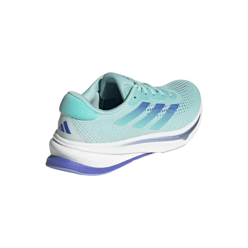 Adidas Women's Supernova Rise Running Shoes in Semi Flash Aqua/Cobalt Blue/Blue Spark Met AW24