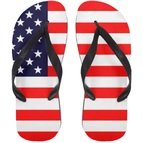 America Adult Flip Flops