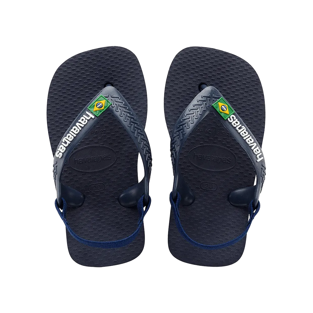 Baby Brasil Logo Flip Flops