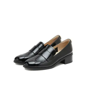 Black Patent Minimal Loafers