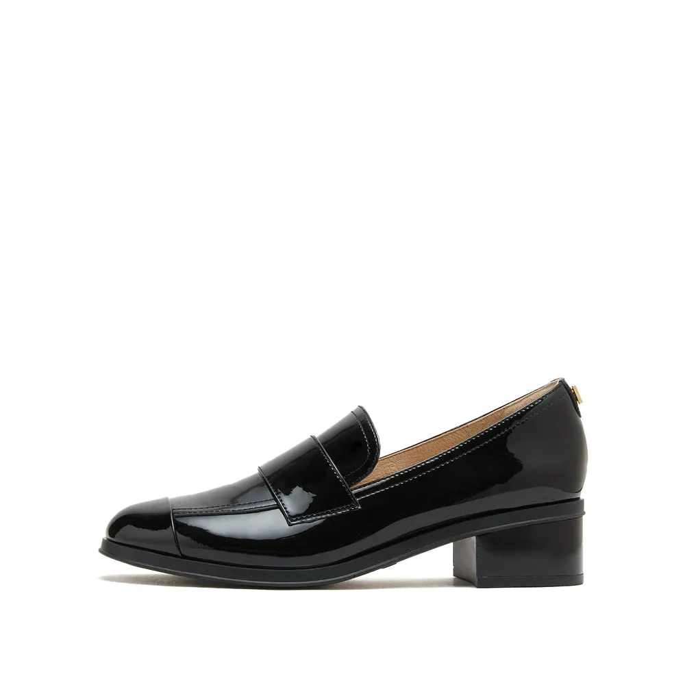 Black Patent Minimal Loafers