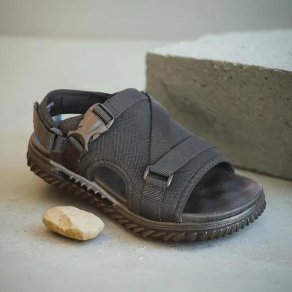 Black Unique Style Sandal for men
