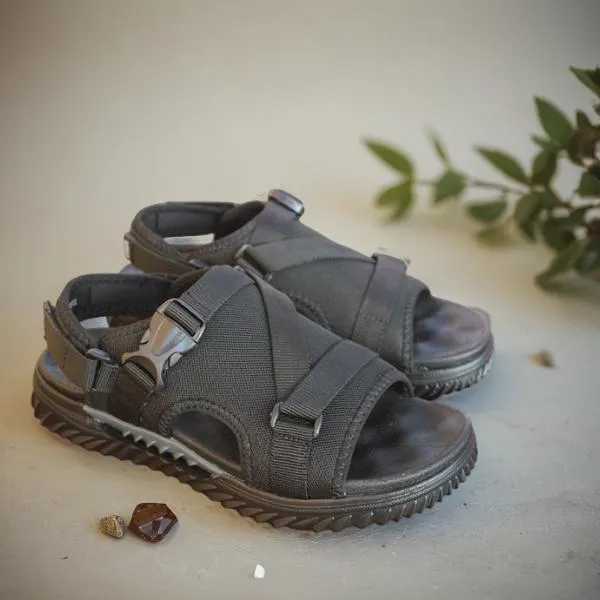 Black Unique Style Sandal for men