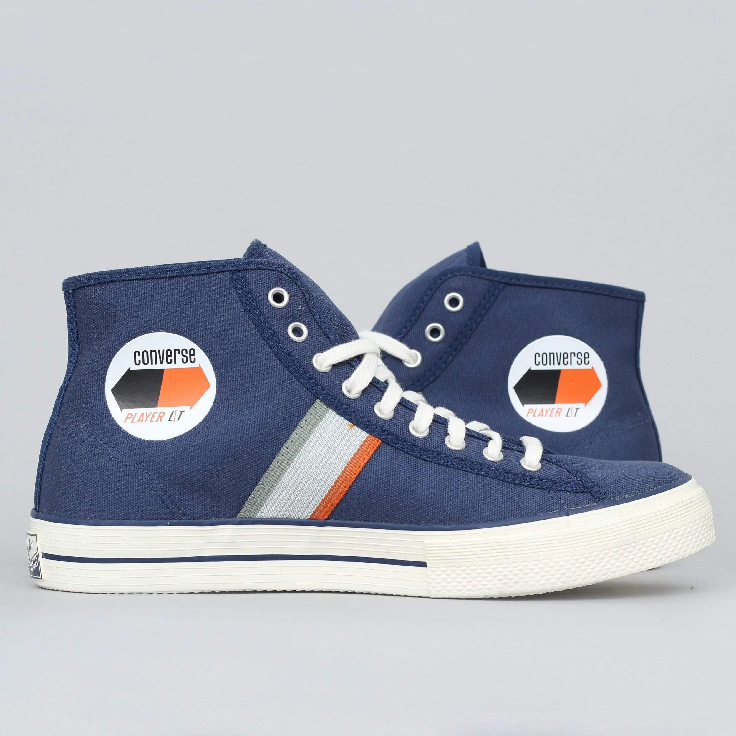 Converse Player Lt Hi Shoes Navy / Jade Stone / Egret