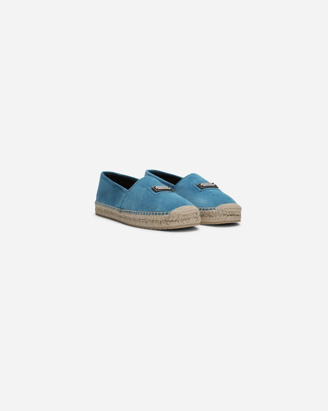 Dolce and Gabbana Blue Suede Espadrille