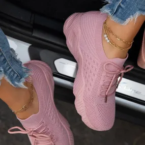 Fashion Women's Sneakers Breathable Shoes Woman Sneakers Lace Up Women Casual Shoes Comfortable Female Sneakers Zapatillas Mujer