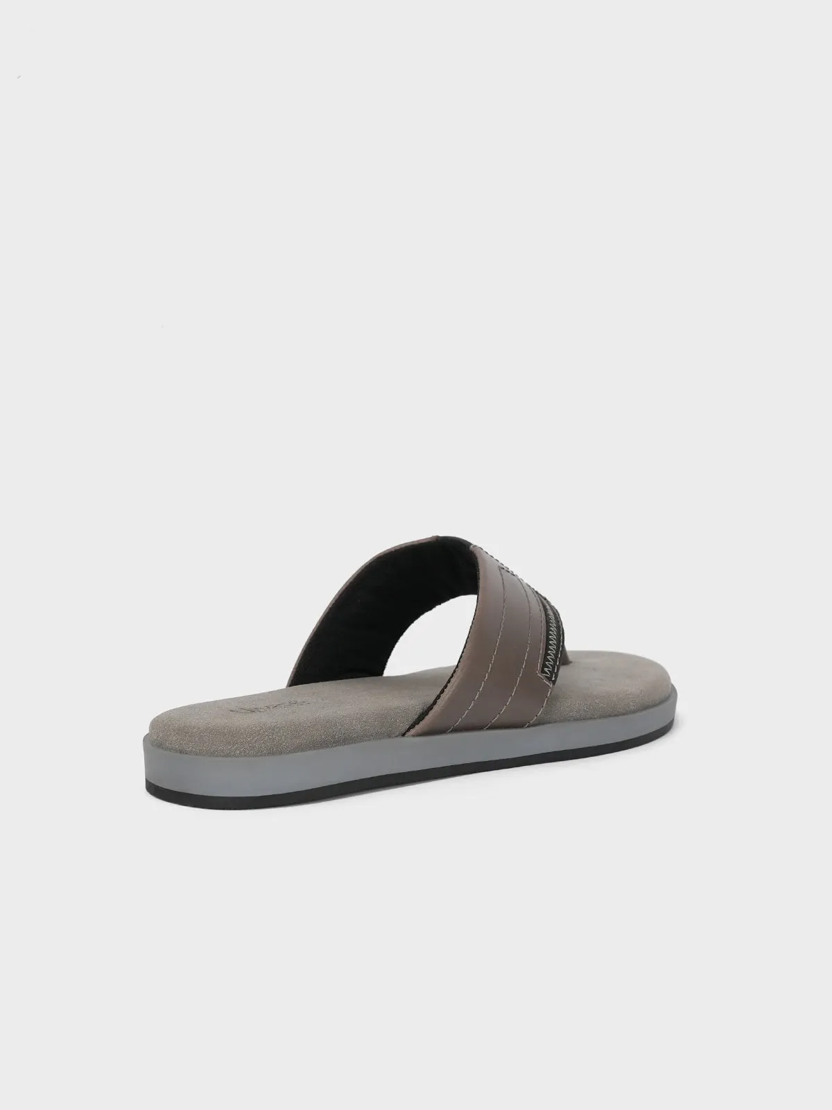 Mens "RAMSEY" Open Toe Comfy Slippers