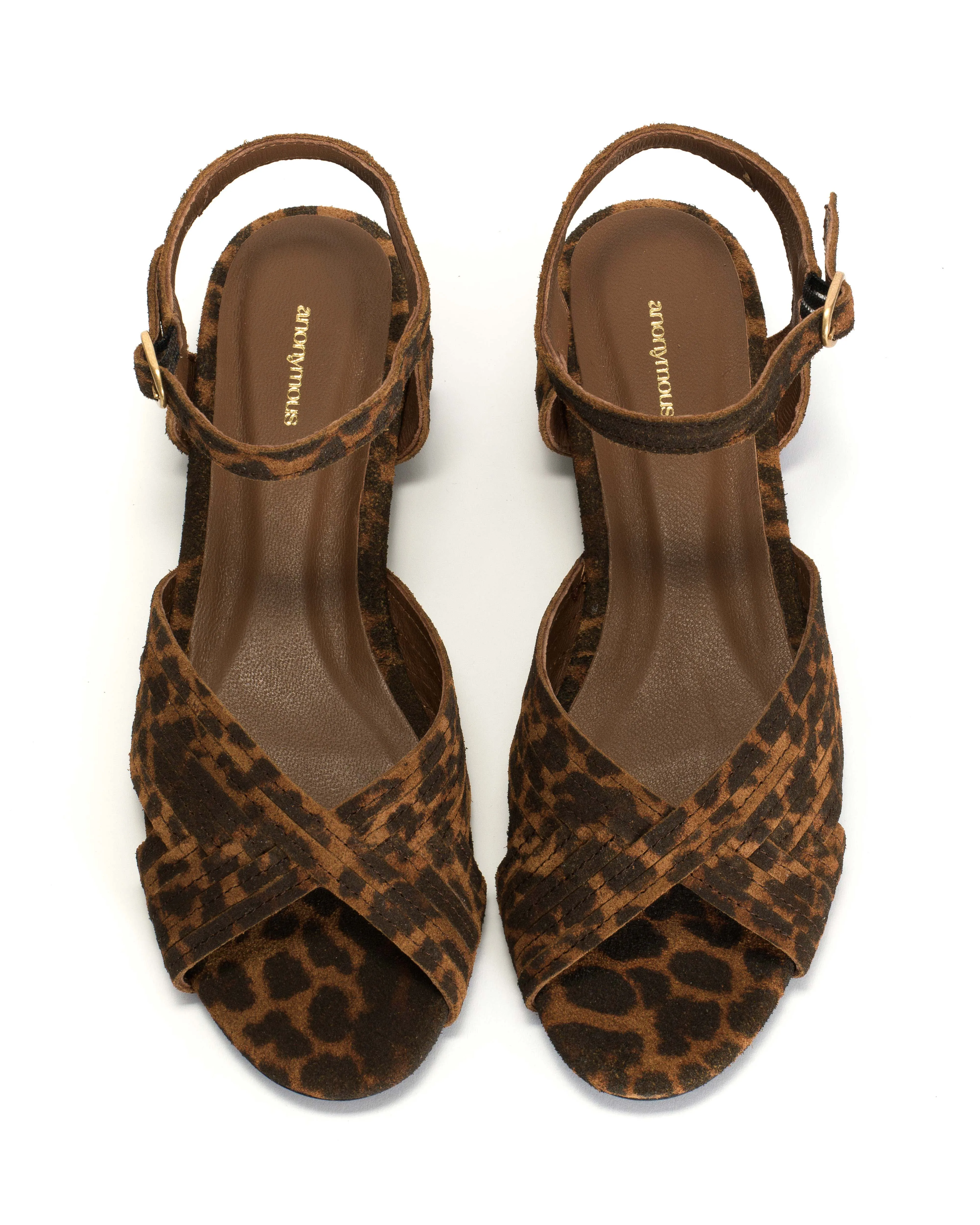 Niabi 10 Calf suede print Leopard