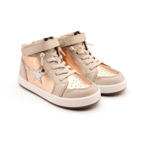 Old Soles Team Star | Kids Copper Leather High Top