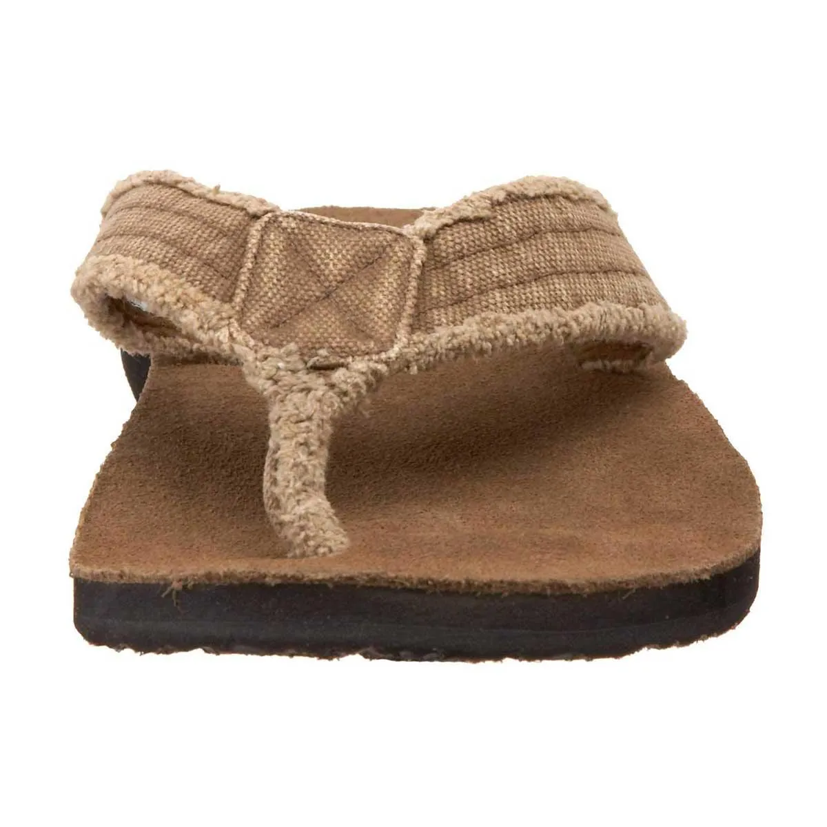 Sanuk Men's Flip Flops - Fraid Not Sandals Khaki | SMS2117-KHA