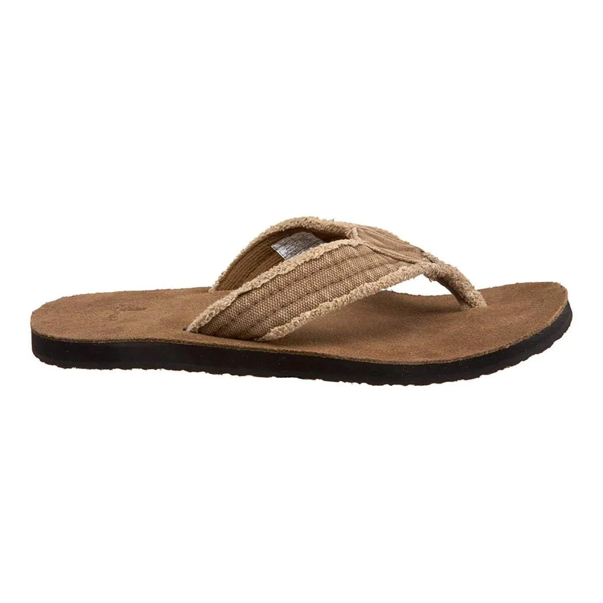 Sanuk Men's Flip Flops - Fraid Not Sandals Khaki | SMS2117-KHA