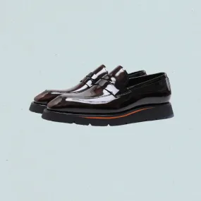 Sienna Heritage Loafers-Italian Formal Men's Black Dress Shoes