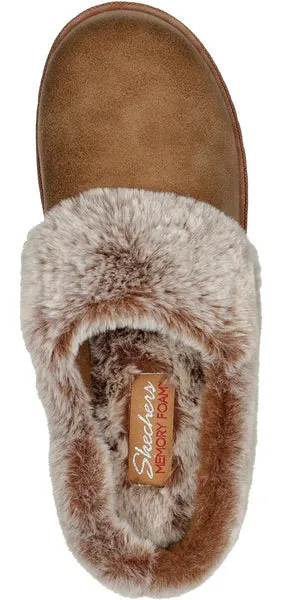 Skechers Women's 167625/CSNY Cozy Campfire - Lovely Life Slippers Chestnut Brown
