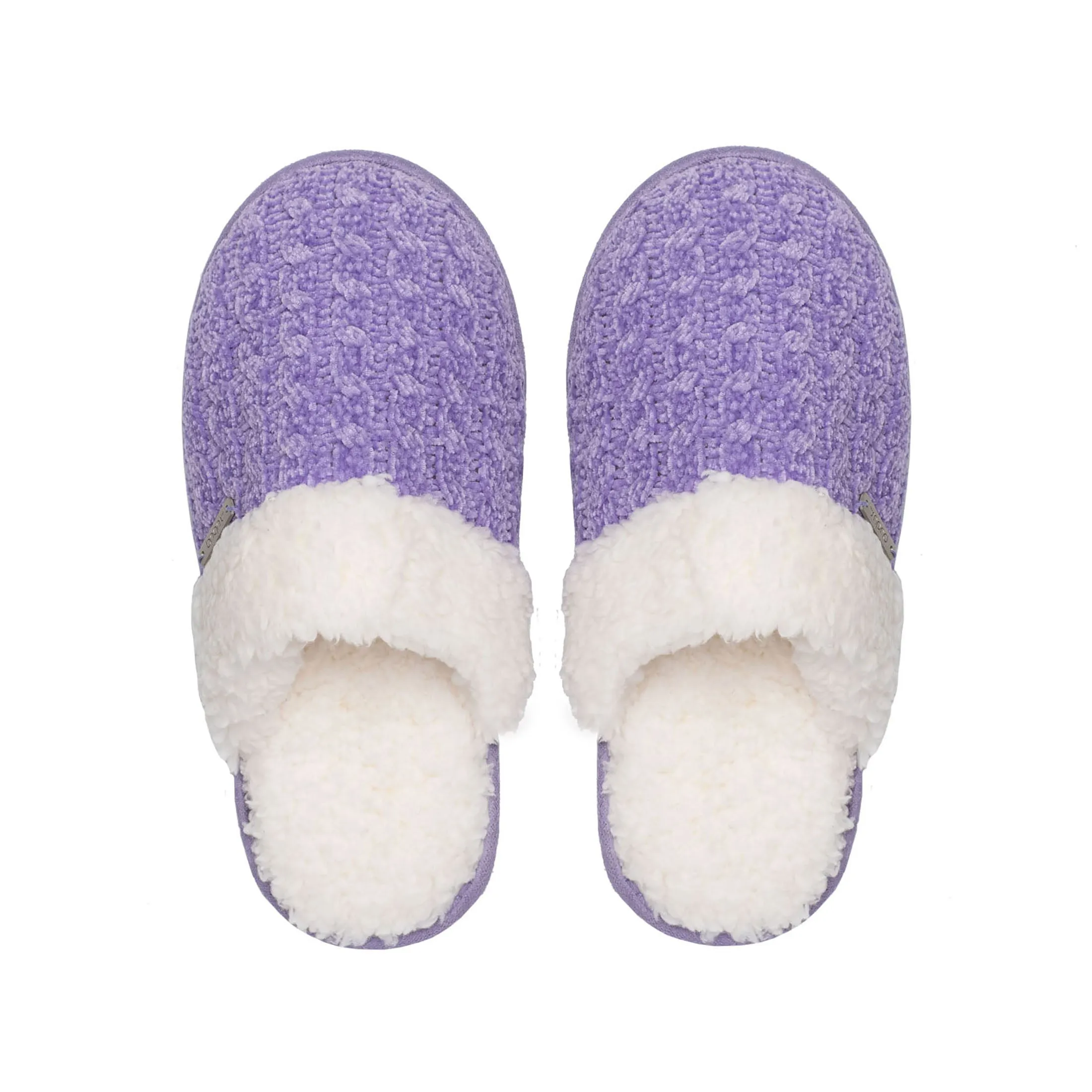 Slide Slipper Cable Lavender - Size M