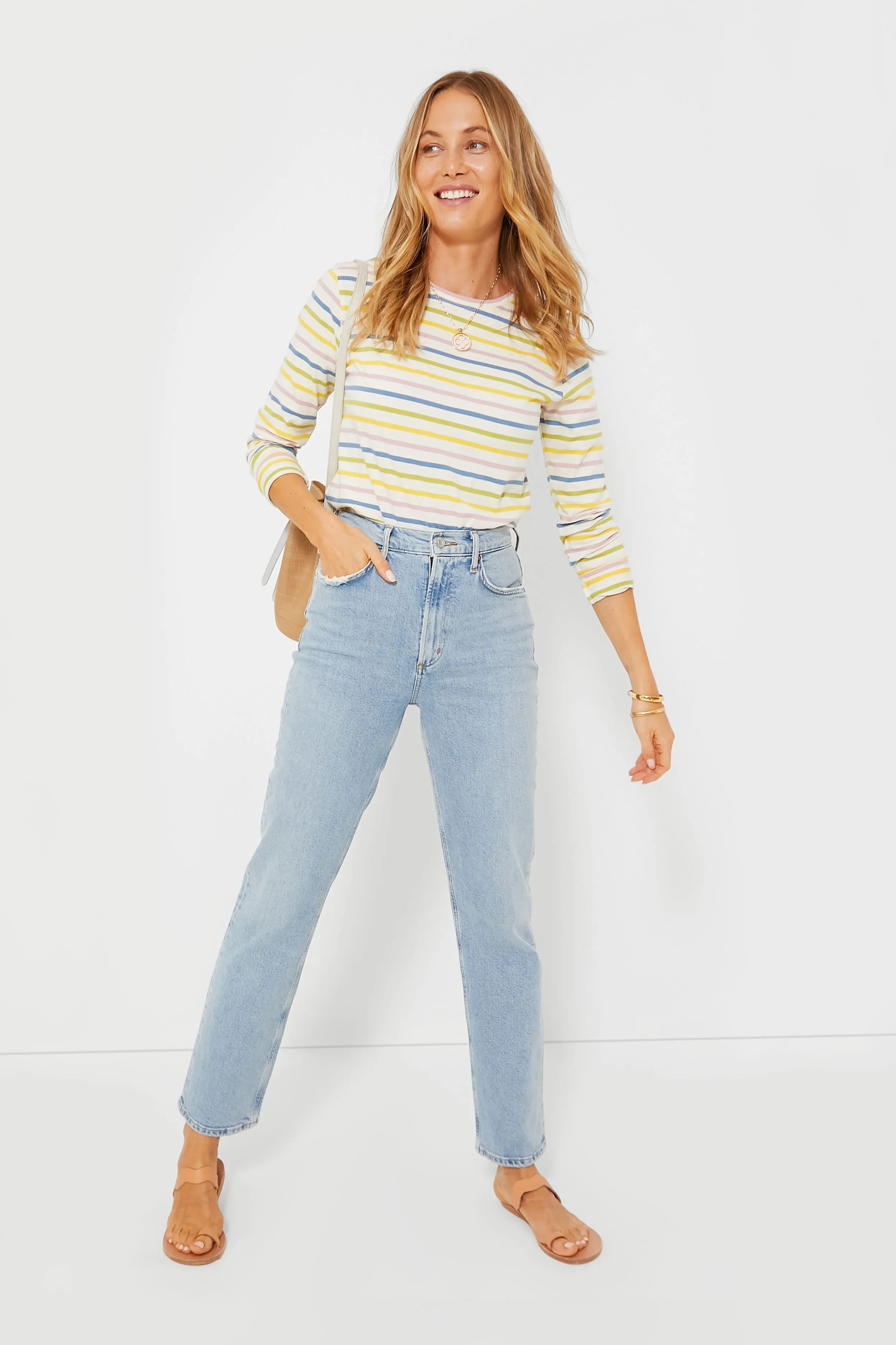 The Rainbow Stripes Modern Long