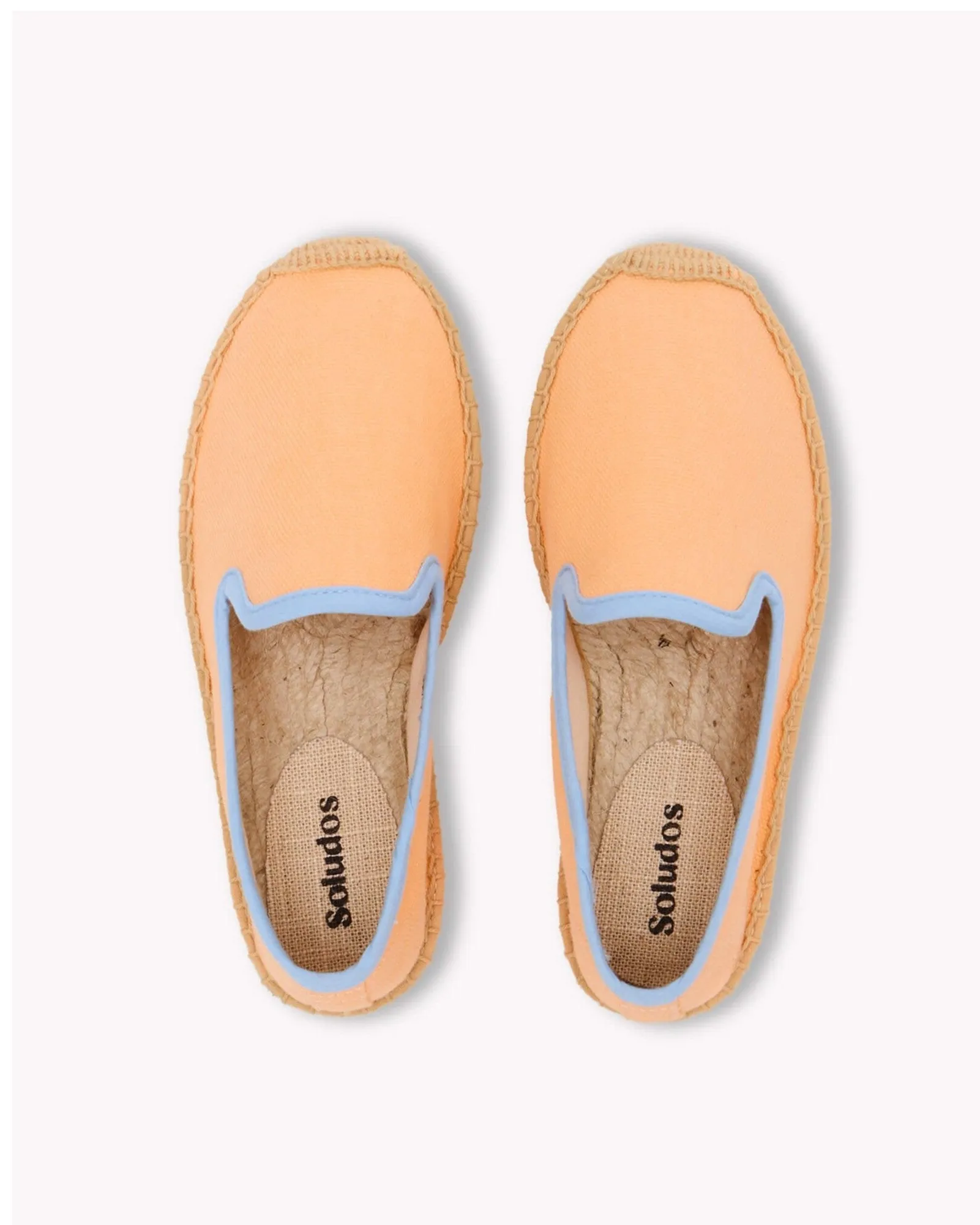 The Smoking Slipper - Contrast Piping - Peach / Blue - Kids'