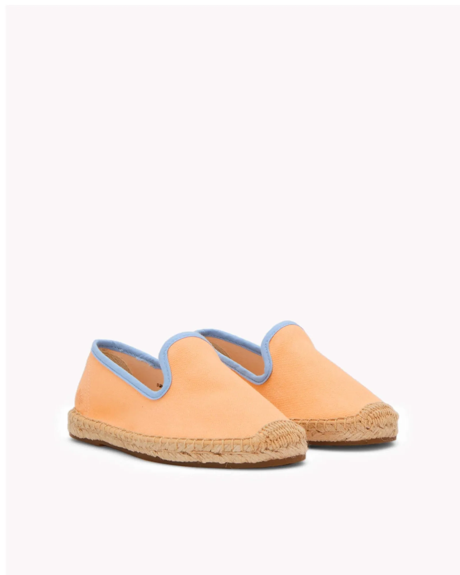 The Smoking Slipper - Contrast Piping - Peach / Blue - Kids'