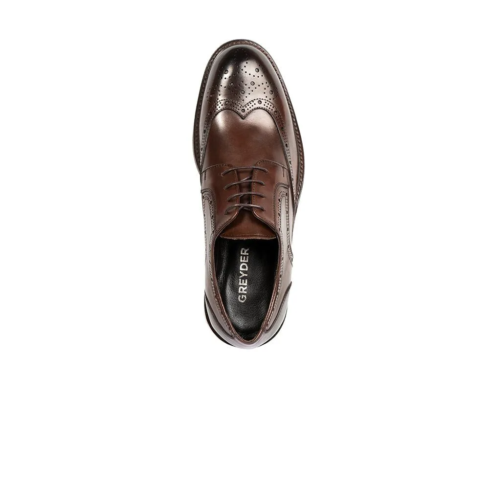 Urban Formal Leather Shoes GR75012BR Dark Brown