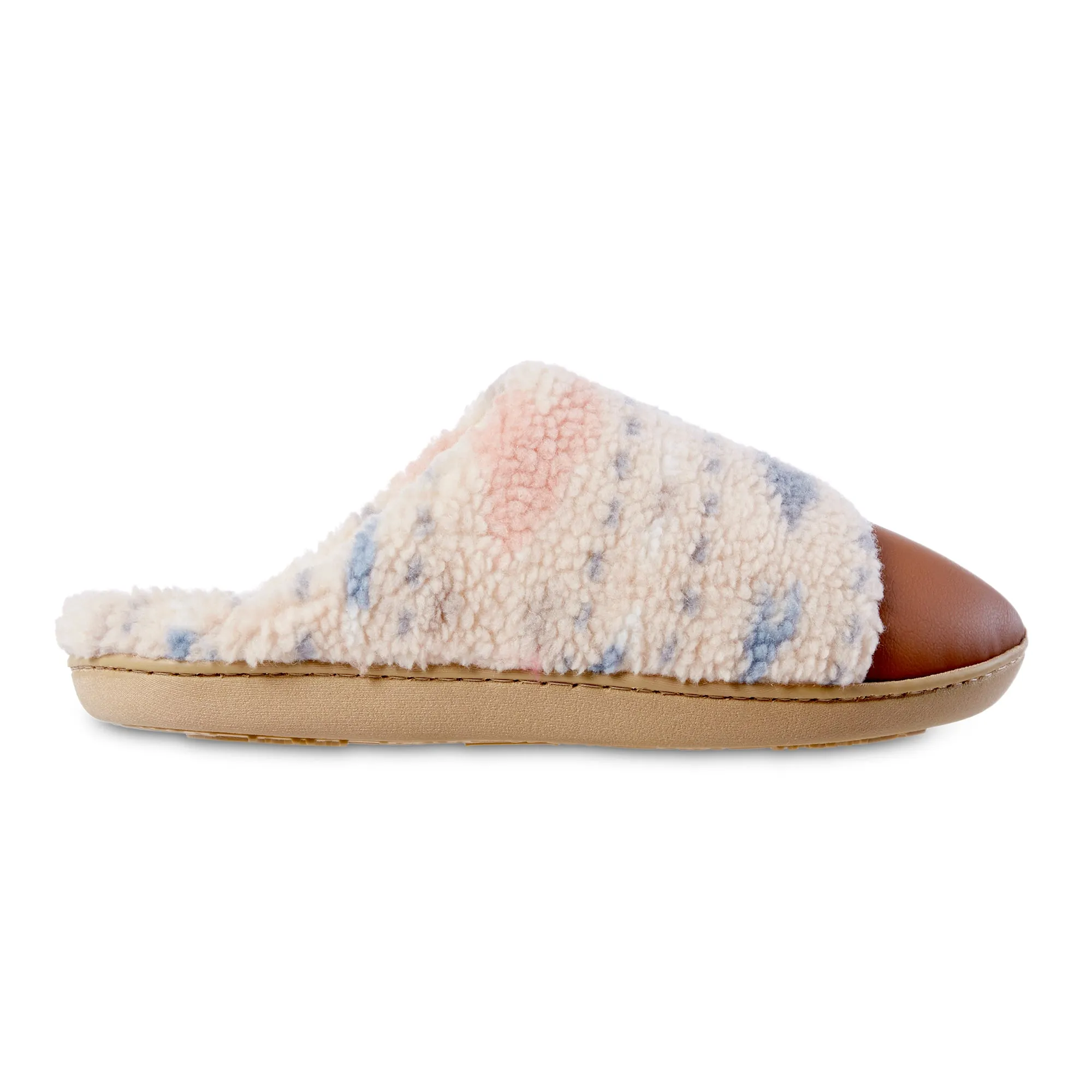 Women's Tinsley Synthetic Leather & Berger Clog Slippers With Memory Foam
