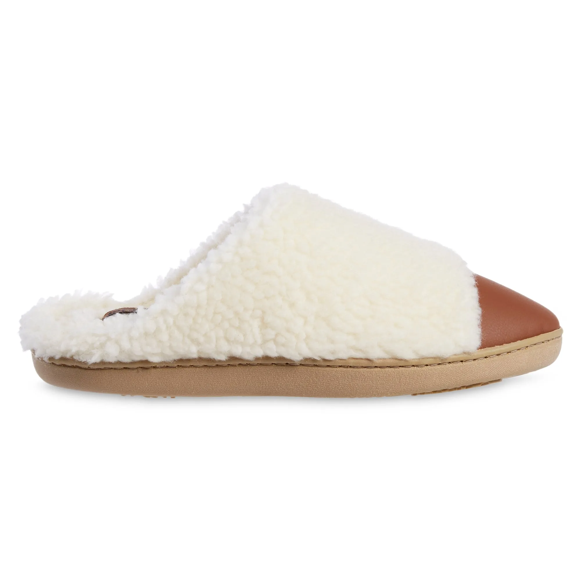 Women's Tinsley Synthetic Leather & Berger Clog Slippers With Memory Foam
